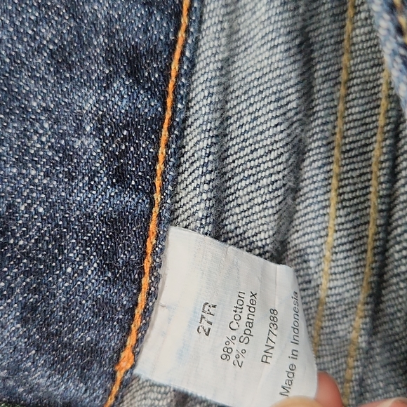 J. Crew Stretch Hipslung Jeans Size 27R - Picture 9 of 10